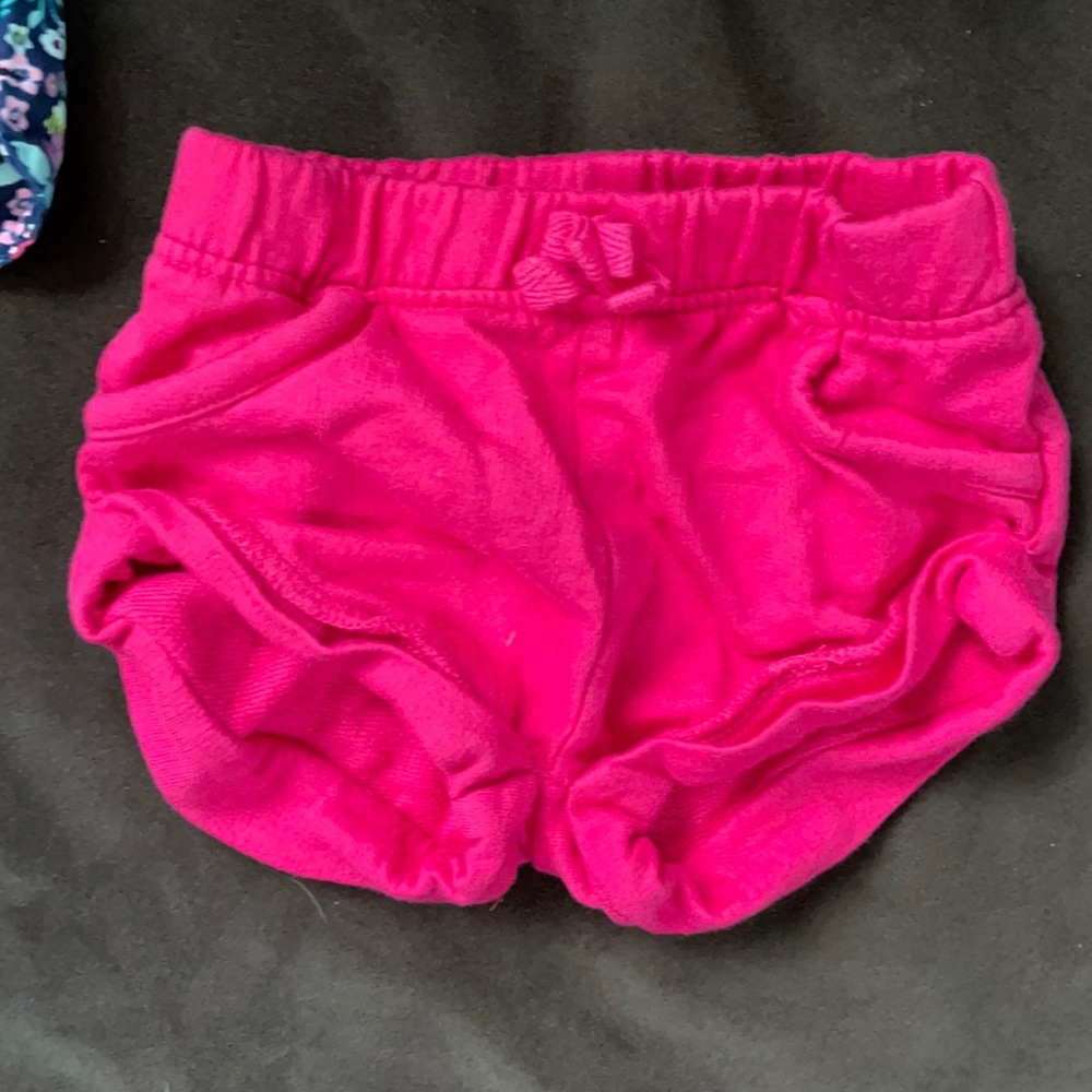 Baby girl 3 month pink shorts